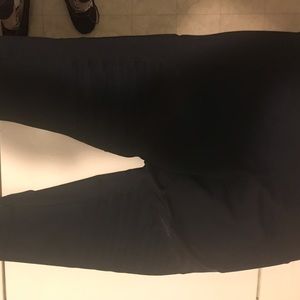 Black with mesh leggings